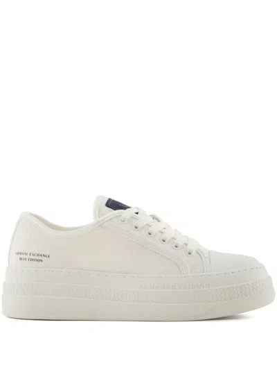Armani Exchange Canvas Sneakers