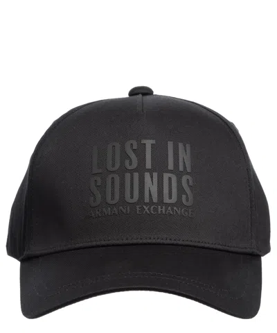 Armani Exchange Cap In Black