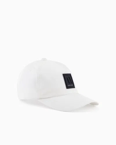 Armani Exchange Caps In White