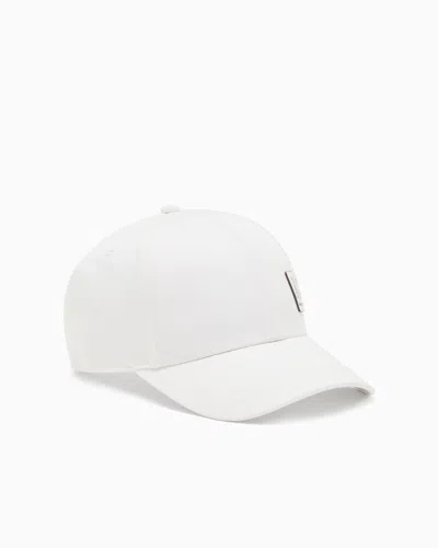 Armani Exchange Caps In White