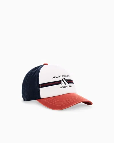 Armani Exchange Caps In White