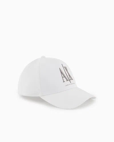 Armani Exchange Caps In White