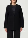 Armani Exchange Cardigan  In Viscosa Con Motivo Monogram In Black