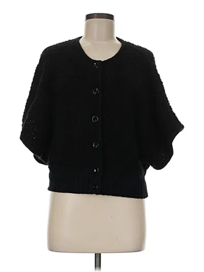 Pre-owned Armani Exchange Cardigan Sweater In Black