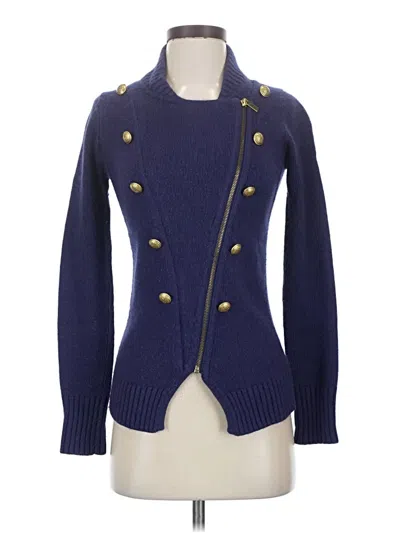 Pre-owned Armani Exchange Cardigan Sweater In Blue