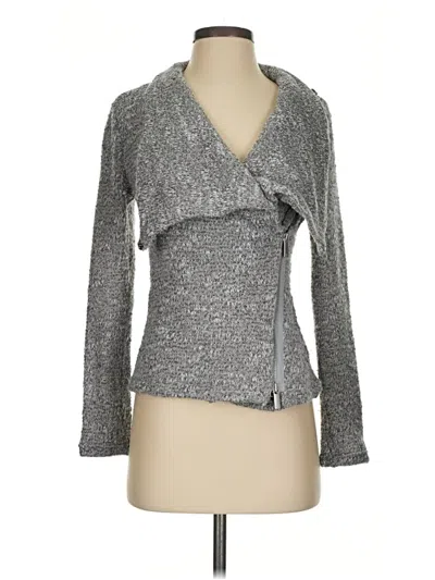 Pre-owned Armani Exchange Cardigan Sweater In Gray