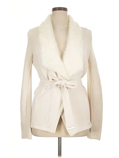 Pre-owned Armani Exchange Cardigan Sweater In White