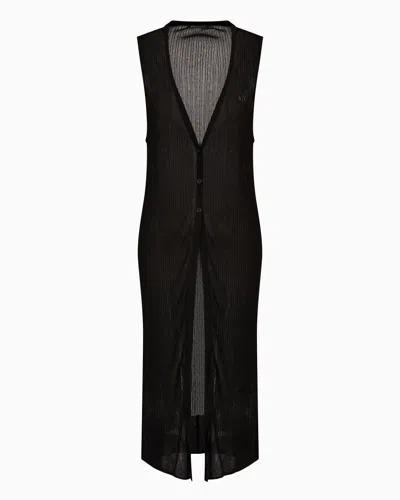 Armani Exchange Cardigans In Black