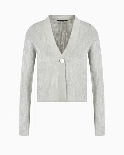 Armani Exchange Cardigans In Silver