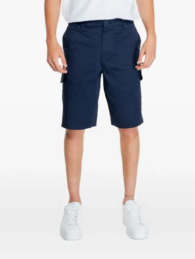Armani Exchange Cargo Shorts In Blue
