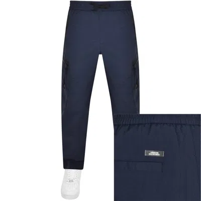 Armani Exchange Cargo Trousers Navy In Blue