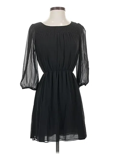 Pre-owned Armani Exchange Casual Dress In Black