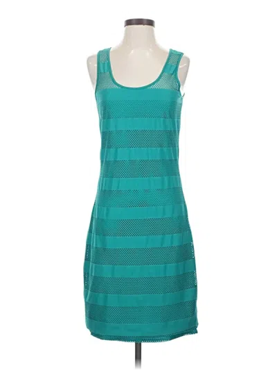 Pre-owned Armani Exchange Casual Dress In Blue