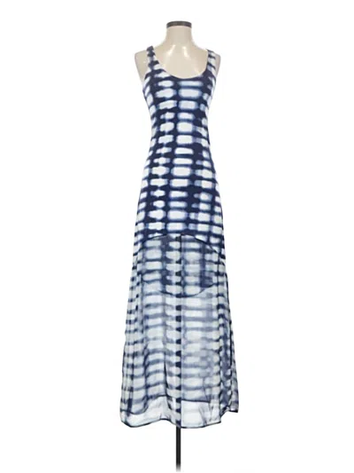 Pre-owned Armani Exchange Casual Dress In Blue