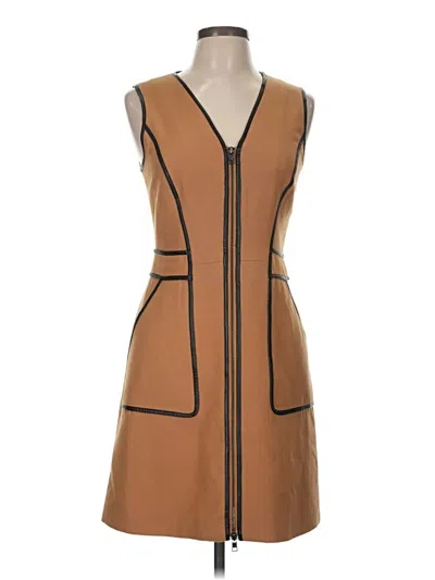 Pre-owned Armani Exchange Casual Dress In Brown