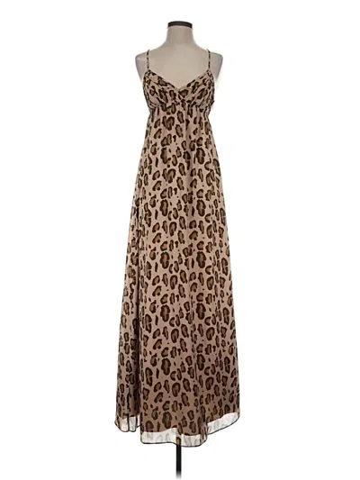 Pre-owned Armani Exchange Casual Dress In Brown