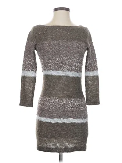 Pre-owned Armani Exchange Casual Dress In Gray