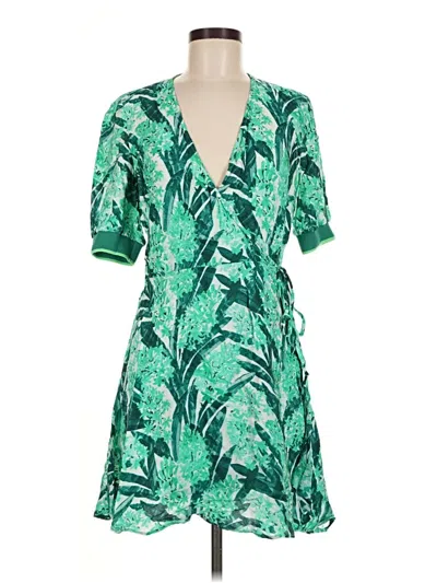 Pre-owned Armani Exchange Casual Dress In Green