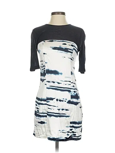 Pre-owned Armani Exchange Casual Dress In Ivory