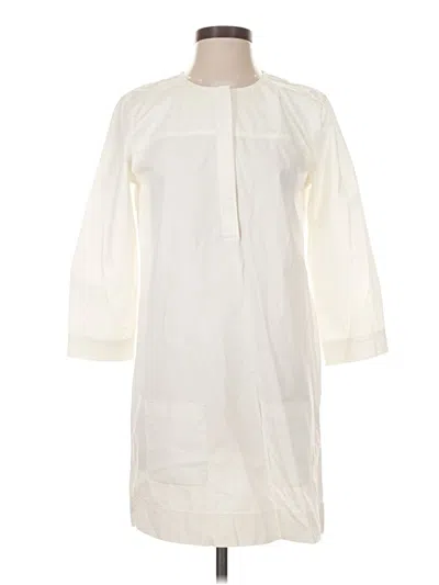 Pre-owned Armani Exchange Casual Dress In Ivory