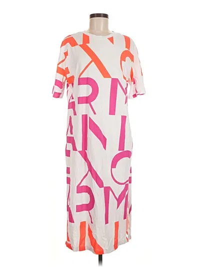 Pre-owned Armani Exchange Casual Dress In Pink