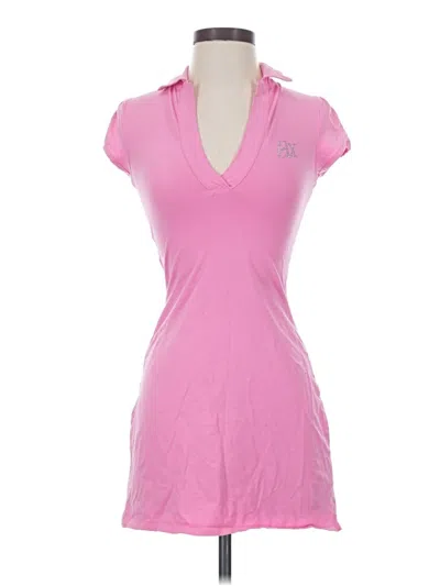 Pre-owned Armani Exchange Casual Dress In Pink
