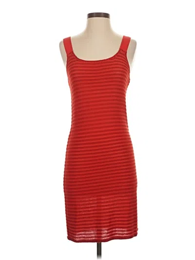 Pre-owned Armani Exchange Casual Dress In Red