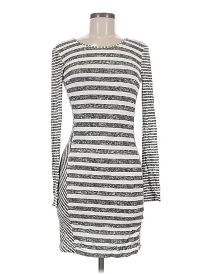 Pre-owned Armani Exchange Casual Dress In Silver