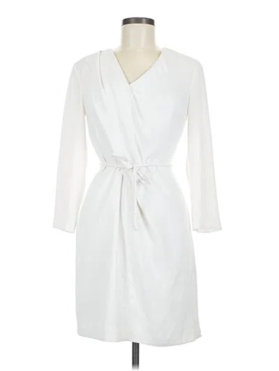 Pre-owned Armani Exchange Casual Dress In White