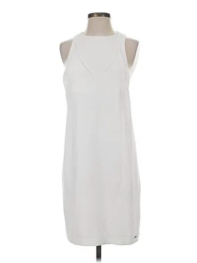 Pre-owned Armani Exchange Casual Dress In White