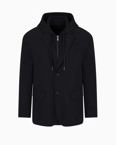 Armani Exchange Casual Jackets In Black