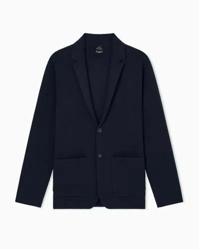 Armani Exchange Casual Jackets In Blue