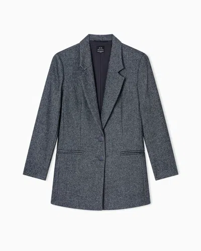 Armani Exchange Casual Jackets In Gray