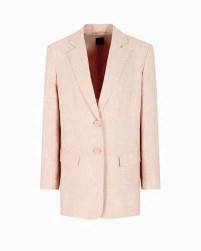Armani Exchange Casual Jackets In Sierra / Opt. White