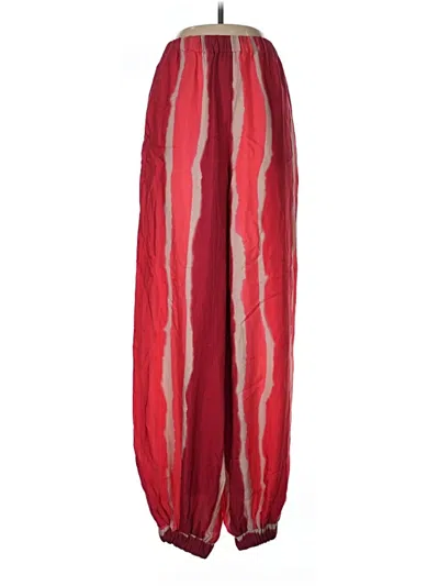 Armani Exchange Casual Pants In Red
