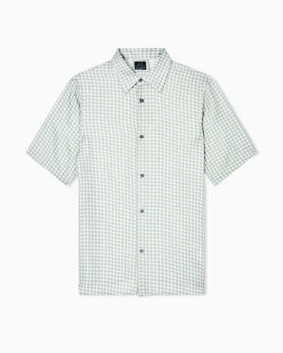 Armani Exchange Casual Shirts In Green