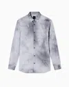 Armani Exchange Casual Shirts In Gray