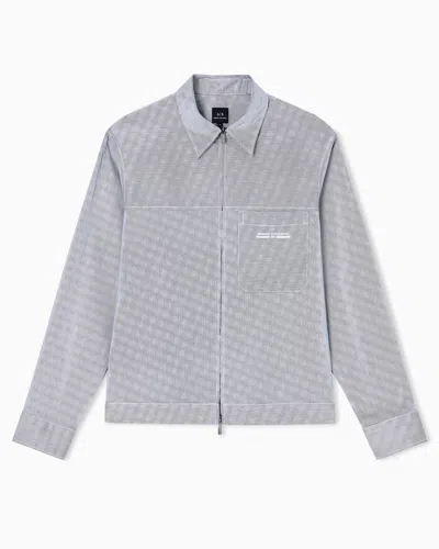 Armani Exchange Casual Shirts In Gray