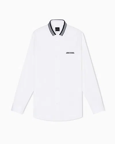 Armani Exchange Casual Shirts In White