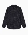 Armani Exchange Casual Shirts In Black