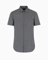 Armani Exchange Casual Shirts In Black