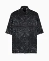 Armani Exchange Casual Shirts In Black