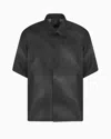 Armani Exchange Casual Shirts In Black