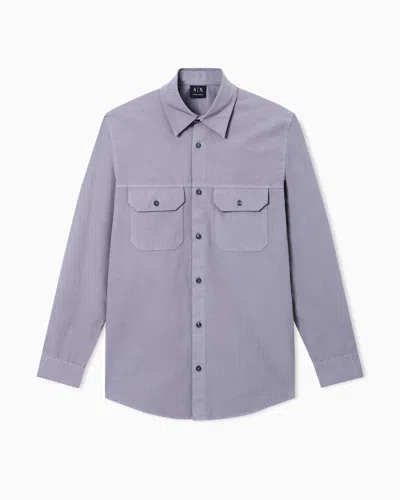 Armani Exchange Casual Shirts In Black