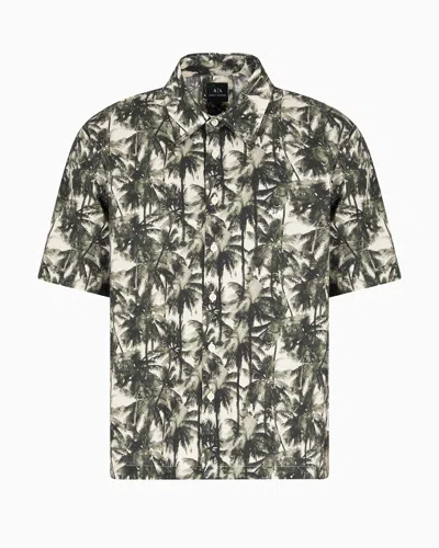 Armani Exchange Casual Shirts In Green