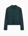 Armani Exchange Casual Shirts In Green