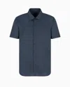 Armani Exchange Casual Shirts In Navy Blue