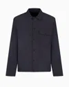 Armani Exchange Casual Shirts In Navy Blue