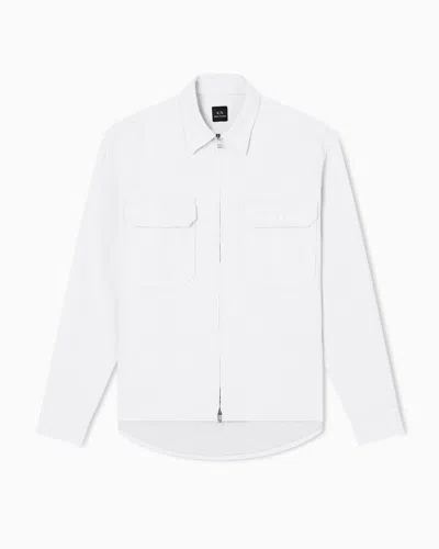 Armani Exchange Casual Shirts In White
