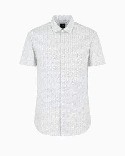 Armani Exchange Casual Shirts In White